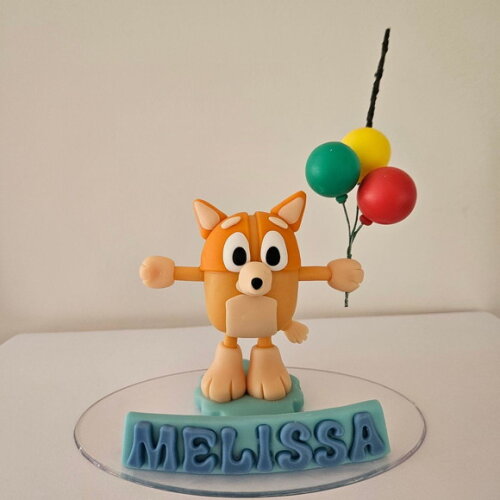Topo de Bolo de Aniversário Blue ou Bingo