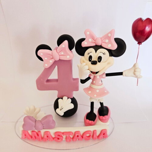 Topo de Bolo de Aniversário Mini Ratinha