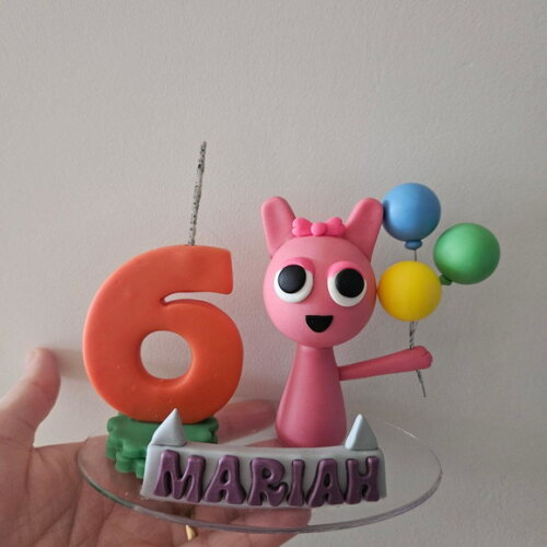 Topo de Bolo de Aniversário Sprinkers Ou...