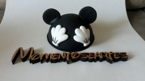 Topo de Bolo Mickey Cabeça