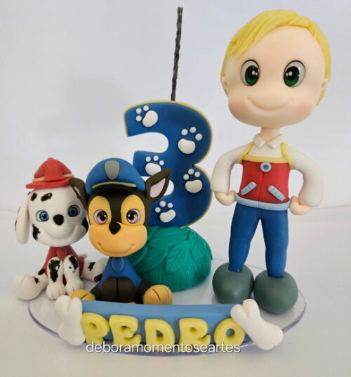 Topo de Bolo Patrulha Canina