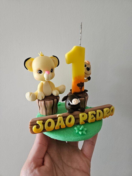 Topo de Bolo Rei Leão