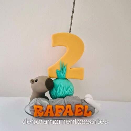 Vela Capivara Biscuit