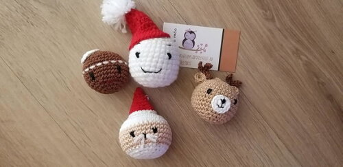 10 Enfeites de Natal Bolinhas Diversas