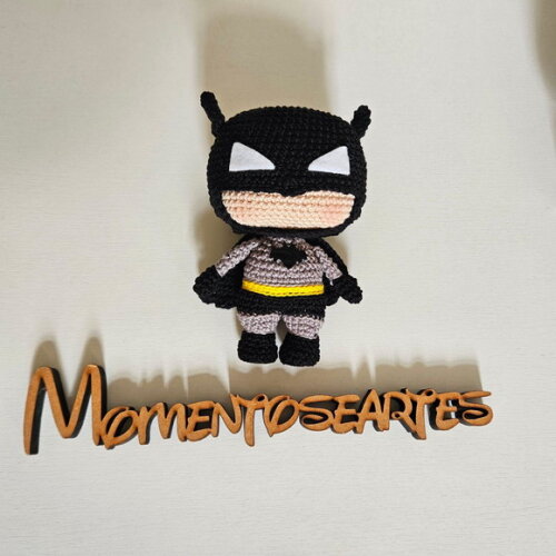Amigurumi Funko Batman Boneco