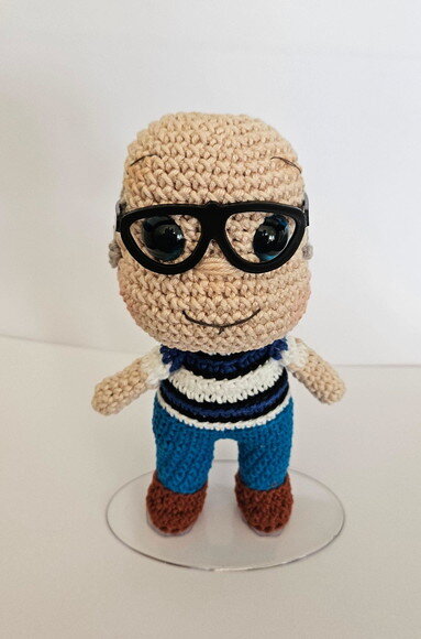 Amigurumi Vovô do Davi Boneco