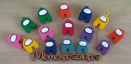 Among Us Amigurumi Bonequinho Lembrancinhas
