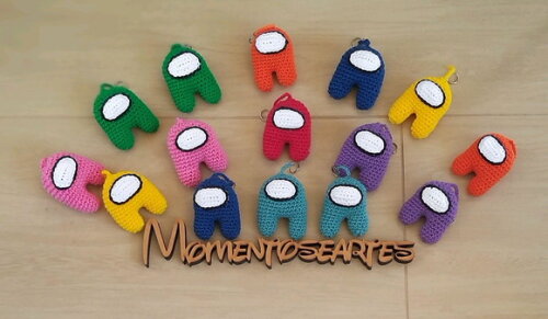 Among Us Amigurumi Bonequinho Lembrancinhas