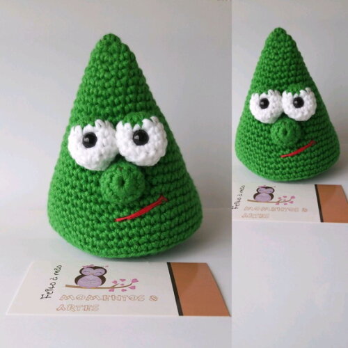 Árvore natal amigurumi preço unit.