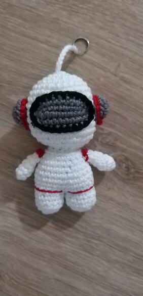 Astronauta Amigurumi Bonequinho Lembrancinhas