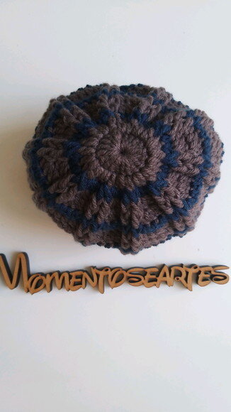 Boina em Croche masculina