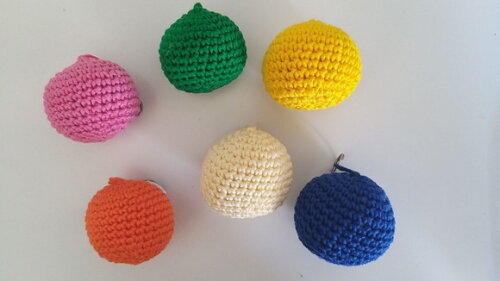 Bolinhas amigurumi lembrancinha
