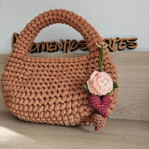 Bolsa de Crochê - Mão MINI BAG