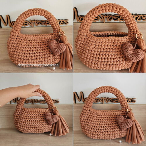 Bolsa de Crochê - Mão