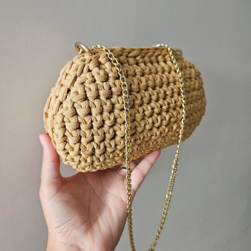 Bolsa de Crochê Clucht Transversal/mao