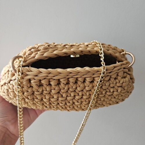Bolsa de Crochê Clucht Transversal/mao