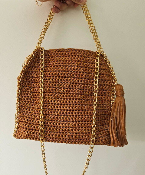 Bolsa de Crochê Tote Luxo