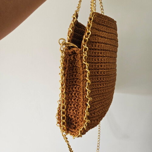 Bolsa de Crochê Tote Luxo