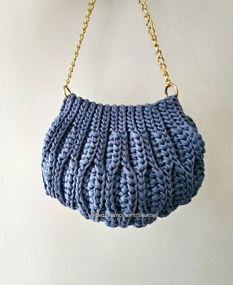 Bolsa de Crochê- Alça Transversal