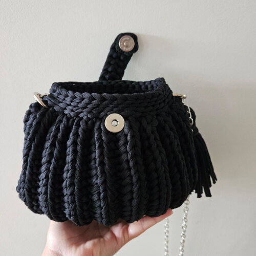 Bolsa de Crochê- Alça Transversal