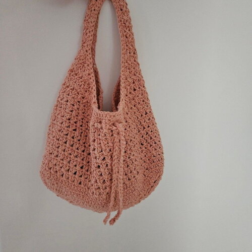 Bolsa de Praia de Crochê Alça Ombro