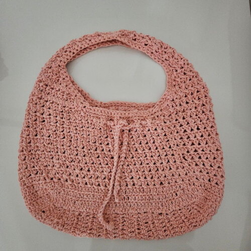 Bolsa de Praia de Crochê Alça Ombro