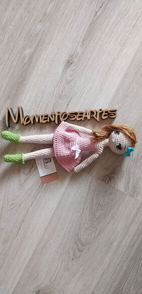 Boneca Amigurumi Necessidades Especiais Pcd