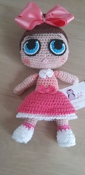 Boneca Amigurumi Lol