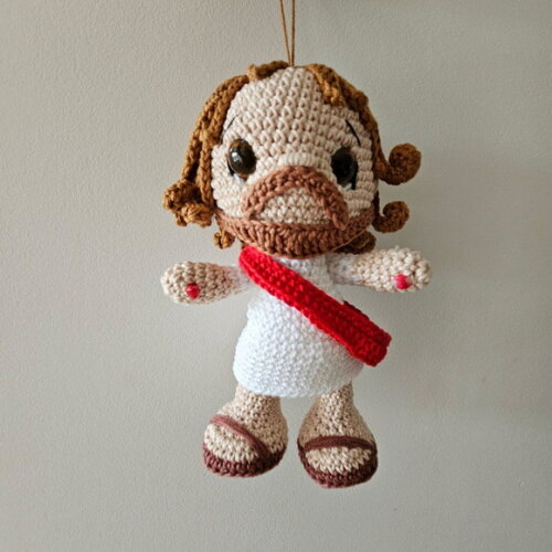 Boneco Jesus Cristo Meu Amigurumi