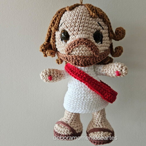 Boneco Jesus Cristo Meu Amigurumi