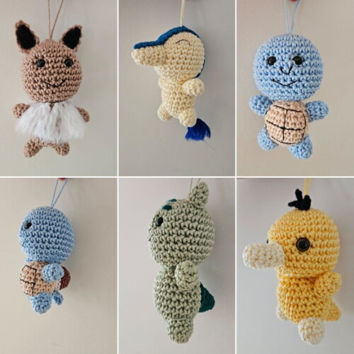 Bonequinho Pokemon Lembrancinhas Amigurumi