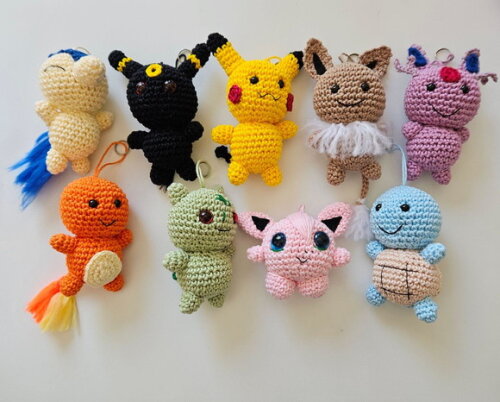 Bonequinho Pokemon Lembrancinhas Amigurumi