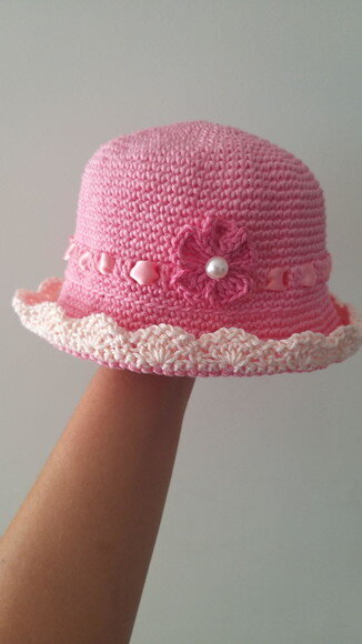 Chapeu de Croche para Bebês