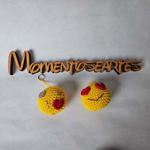 Chaveirinho Emojis Whats Amigurumi Lembrancinha