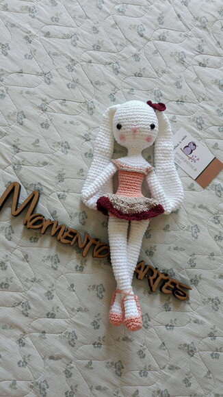 Coelhinha Amigurumi Bailarina