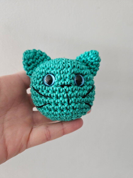 Gatinho Chaveiro de Crochê Amigurumi