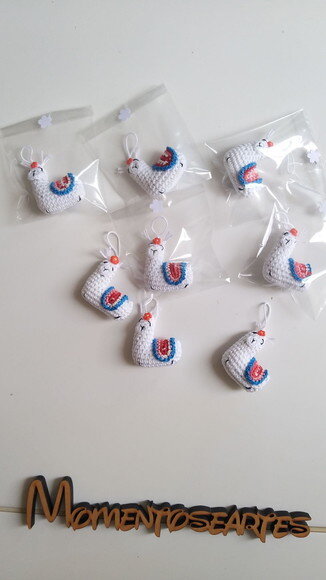 Ilhama Pingente Amigurumi Lembrancinha