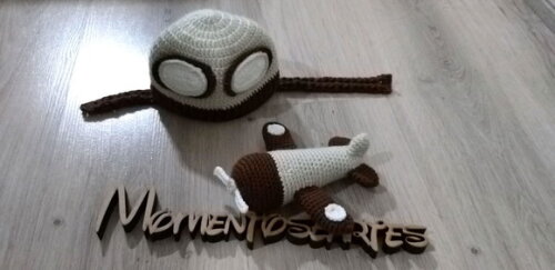 Kit de crochê infantil Touca e amigurumi