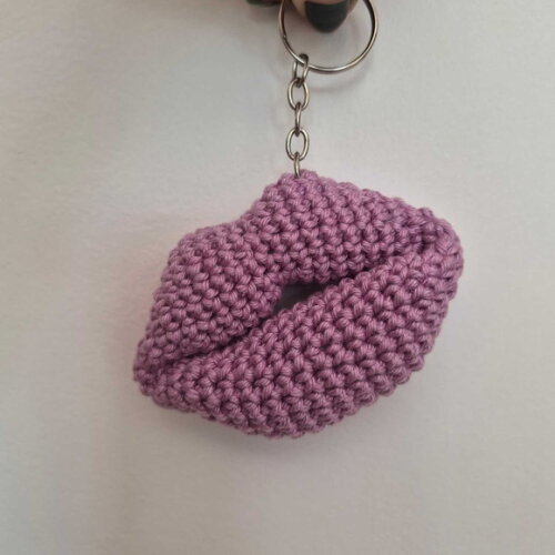 Lábios Amigurumi Lembrancinhas