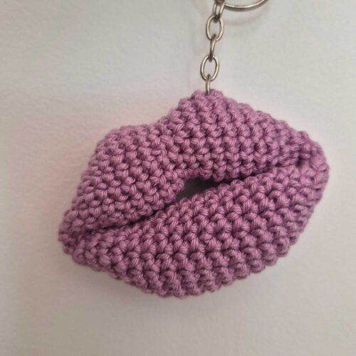 Lábios Amigurumi Lembrancinhas