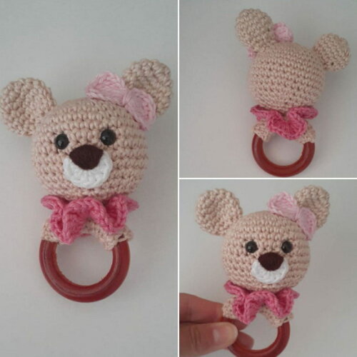 Kit Ursinhos Amigurumi para Bebês