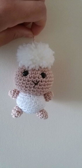 Lembrancinha Amigurumi Bonequinho Unidade