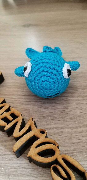 Lembrancinha Fundo do Mar Amigurumi Unitário
