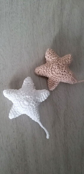 Lembrancinha estrela de crochê
