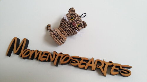 Lembrancinha gatinho amigurumi chaveiro