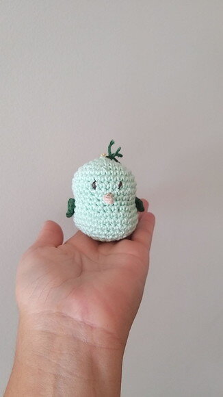 Lembrancinha Passarinho Amigurumi