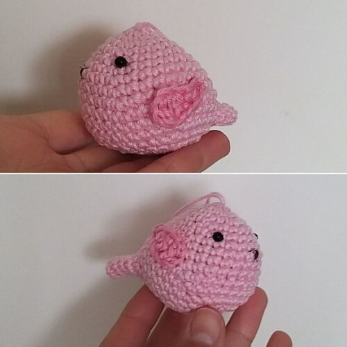 Lembrancinha Passarinho Amigurumi