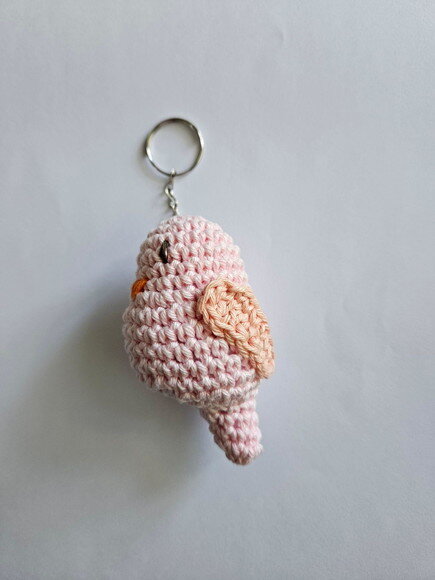 Lembrancinha Passarinho Amigurumi Chaveiro