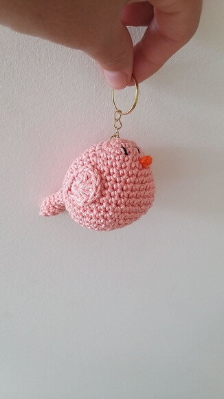 Lembrancinha Passarinho Amigurumi