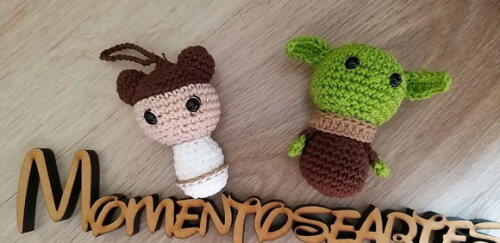 Lembrancinha Star Wars Yoda Amigurumi Unitário